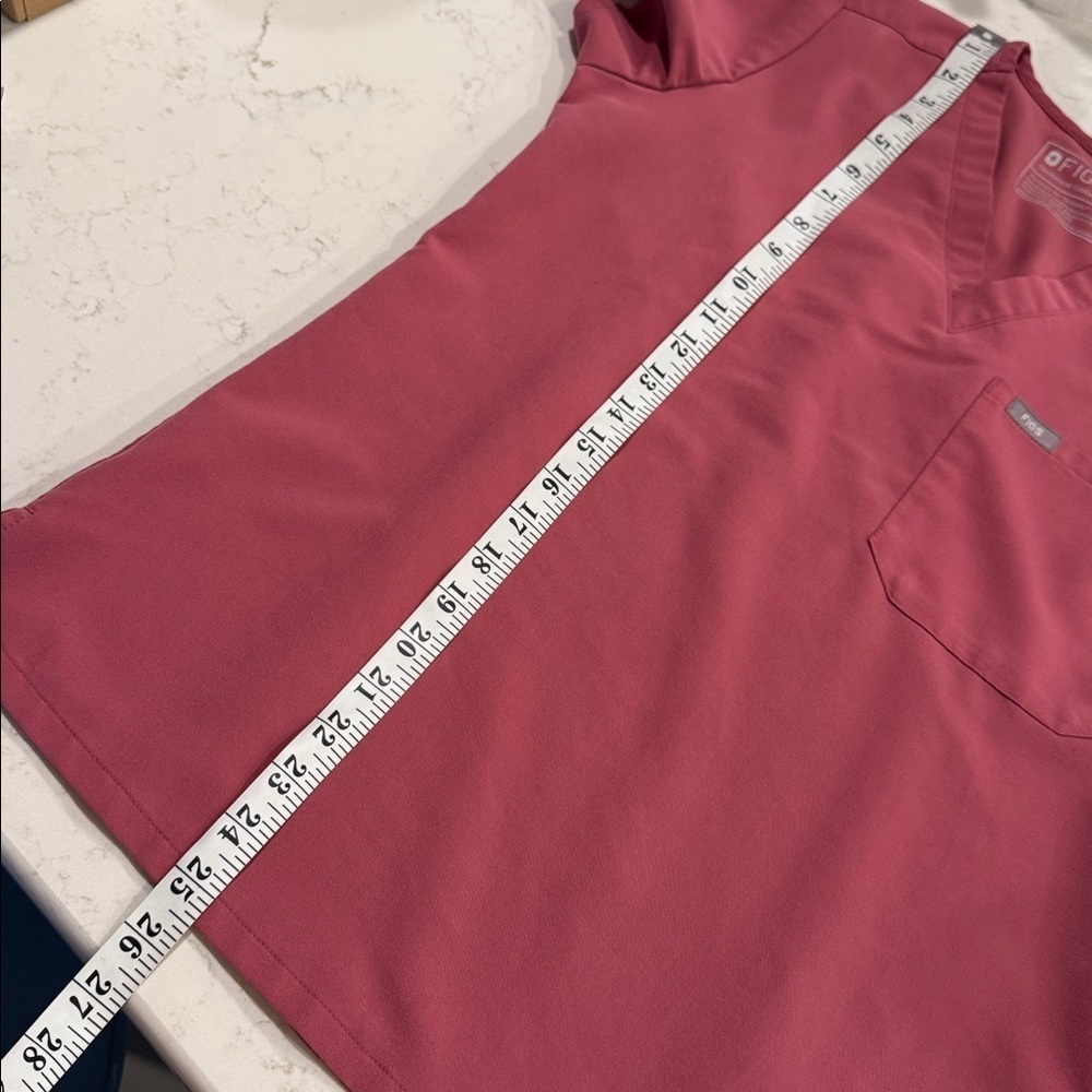 Rare figs breast cancer edition scrub top - Picture 4 of 7